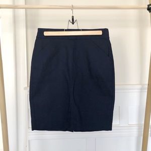 J.Crew Navy Pencil Skirt
